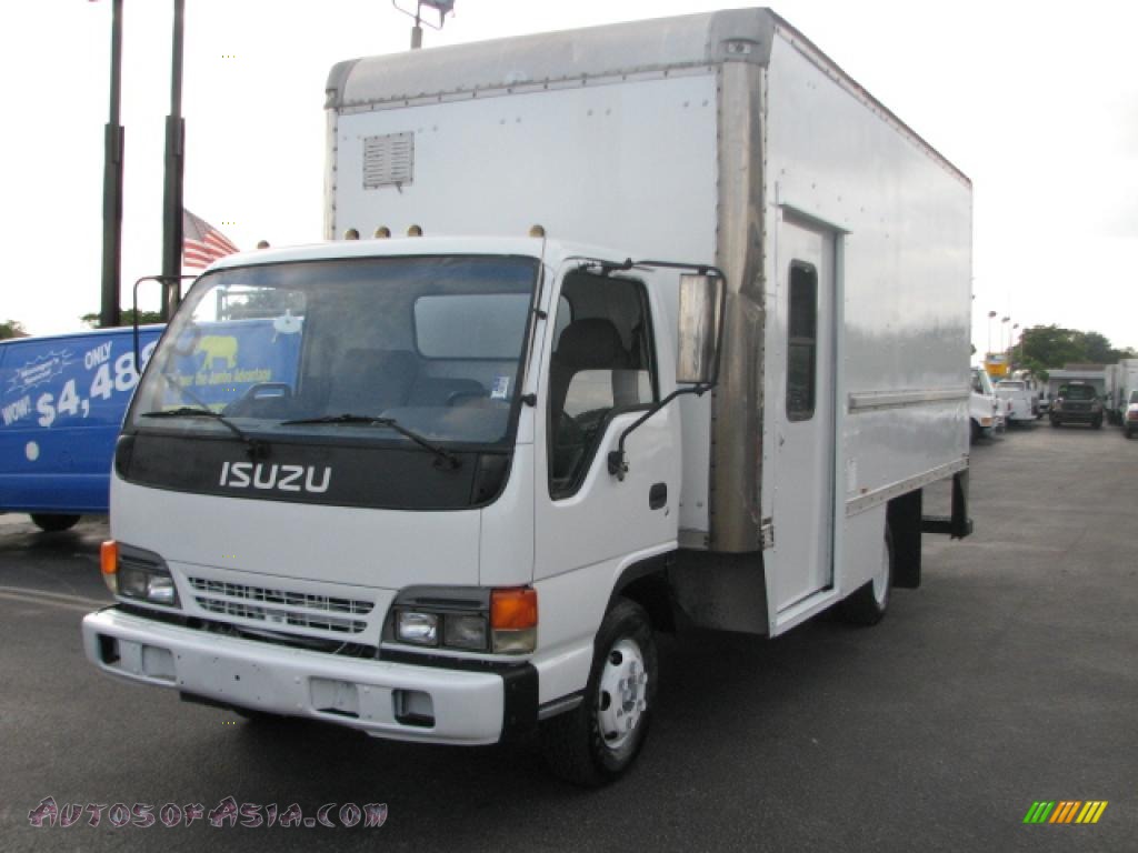 1996 Isuzu N Series Truck NPR Commercial Van in White ...