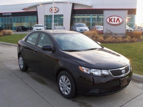 Ebony Black 2011 Kia Forte LX. Ebony Black