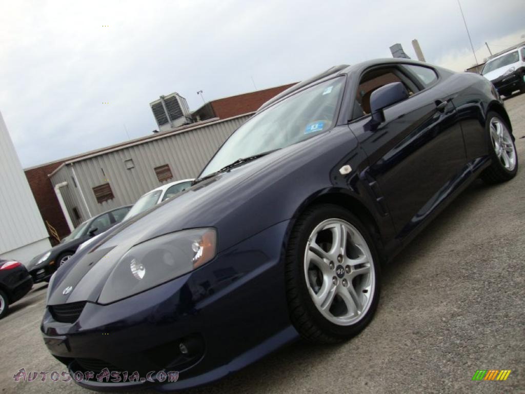 2006 Hyundai Tiburon GT Limited in Moonlit Blue Metallic 201452 Autos of Asia Japanese and