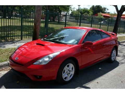 Absolutely Red 2003 Toyota Celica GT Absolutely Red 2003 Toyota Celica GT