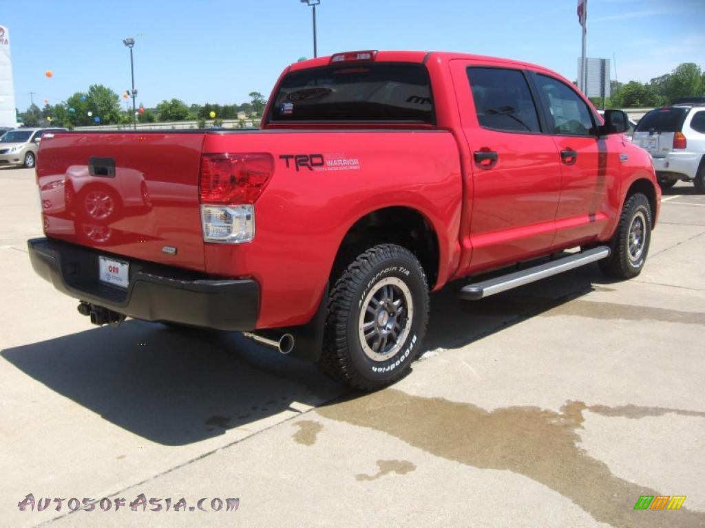 2011 Toyota Tundra TRD Rock Warrior CrewMax 4x4 in Radiant Red photo #7