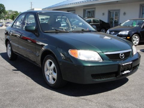 Emerald Green Mica 2001 Mazda Protege LX