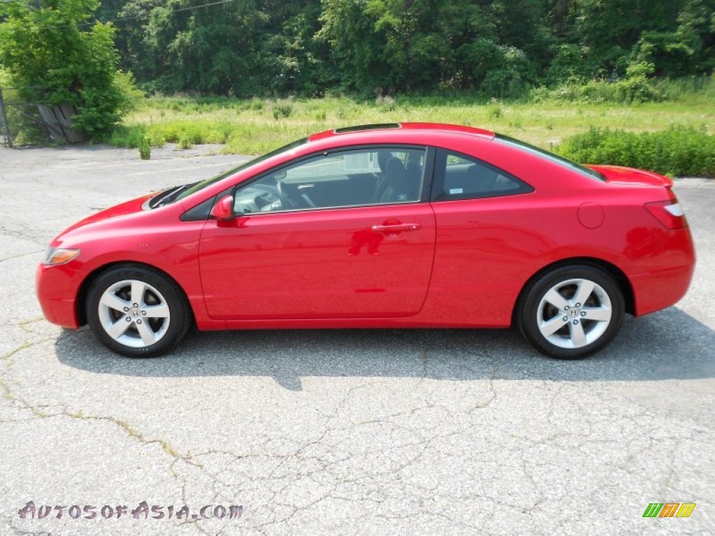 Red honda civic coupe 2008 for sale #7