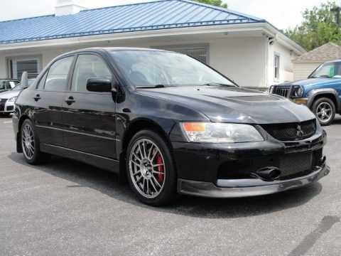 Tarmac Black 2006 Mitsubishi Lancer Evolution IX SE