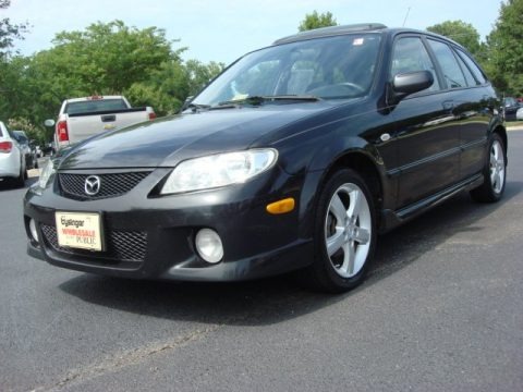 Black Mica 2003 Mazda Protege 5 Wagon