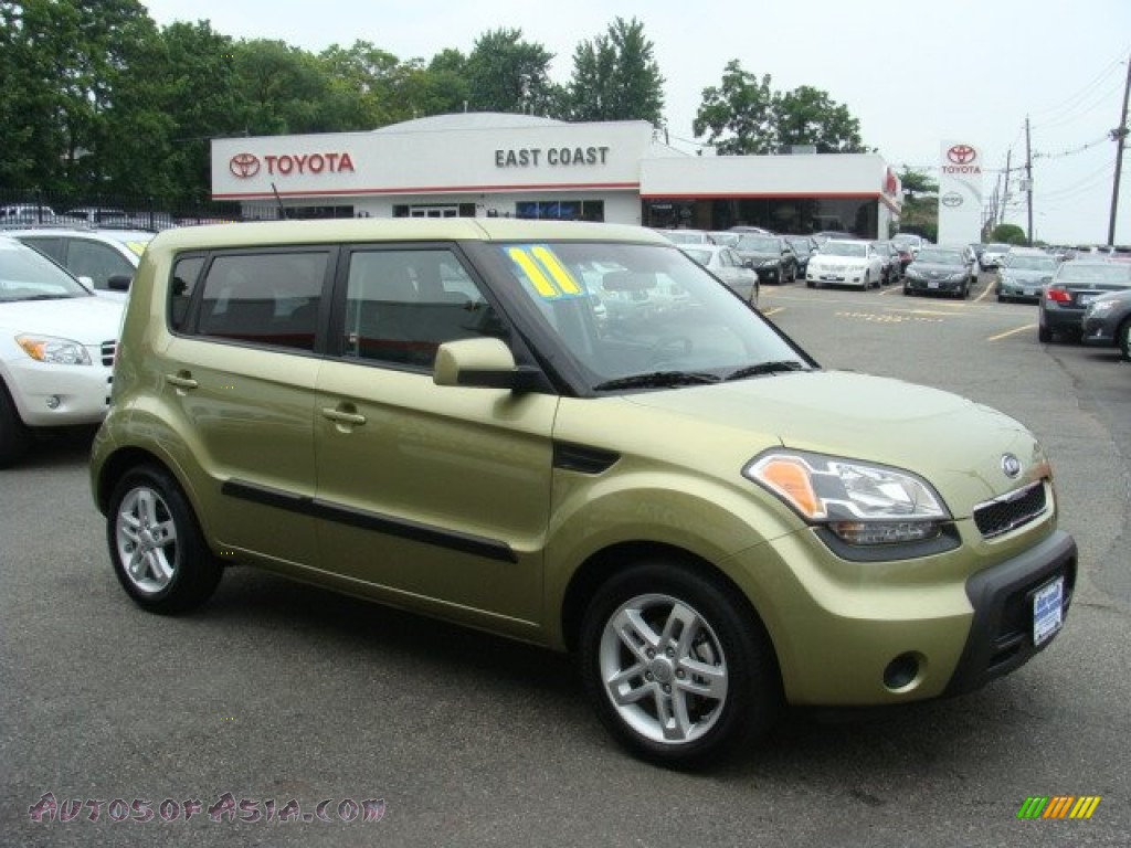 2011 Kia Soul In Alien Green 218771 Autos Of Asia Japanese And Korean Cars For Sale In The Us