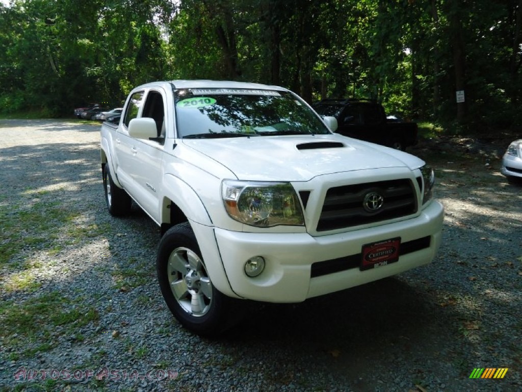 Brown Toyota Charlottesville >> 2010 Toyota Tacoma V6 SR5 TRD Sport Double Cab 4x4 in Super White - 747927 | Autos of Asia ... Brown Toyota Charlottesville >> 2010 Toyota Tacoma V6 SR5 TRD Sport Double Cab 4x4 in Super White - 747927 | Autos of Asia ...