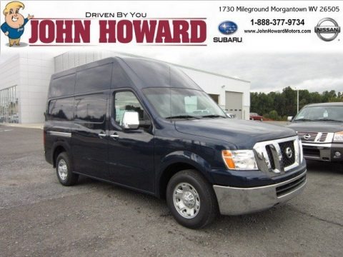 Navy Blue 2012 Nissan NV 2500 HD SV High Roof