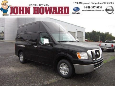 Super Black 2012 Nissan NV 2500 HD SV High Roof