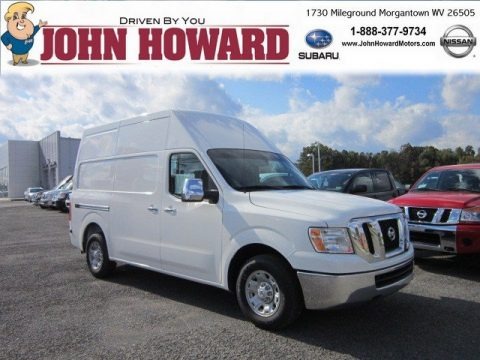 Blizzard White 2012 Nissan NV 2500 HD SV High Roof