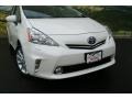 Toyota Prius v Five Hybrid Blizzard White Pearl photo #4