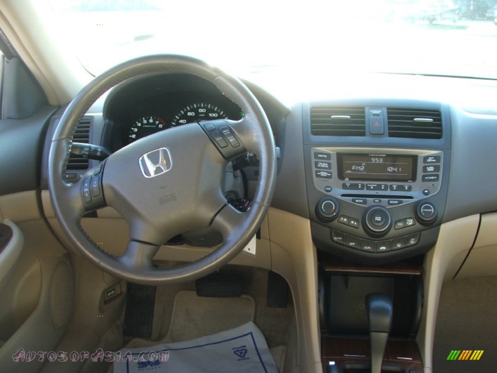 2007 Accord EX-L V6 Sedan - Carbon Bronze Pearl / Ivory photo #8