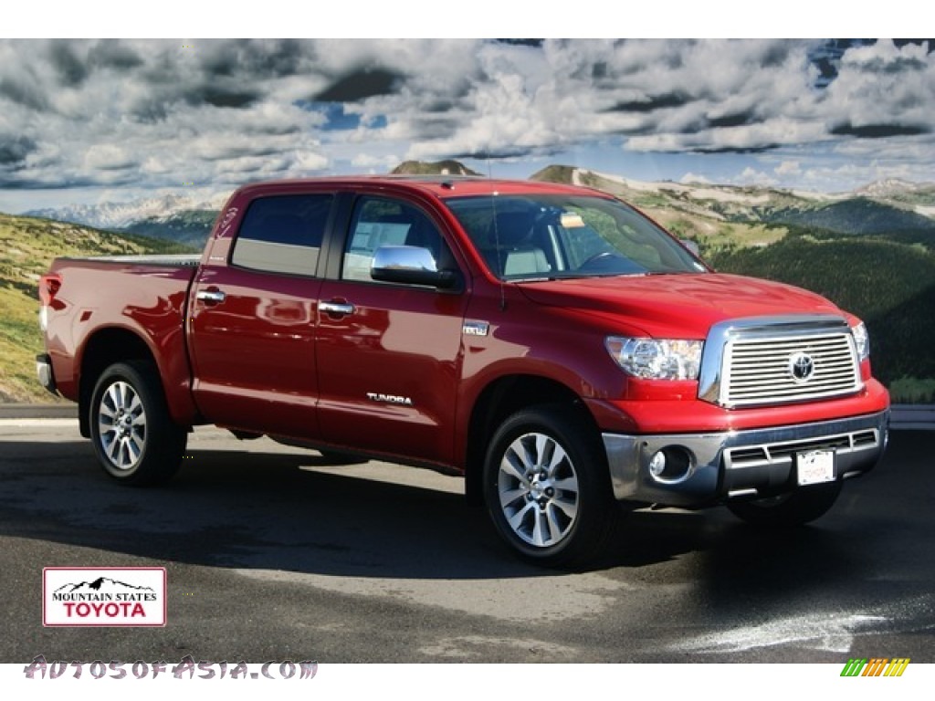 red toyota tundra crewmax for sale #2