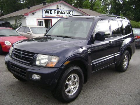 Memphis Blue Pearlescent 2002 Mitsubishi Montero Limited 4x4 Memphis Blue Pearlescent 2002 Mitsubishi Montero Limited 4x4