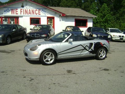 Liquid Silver 2002 Toyota MR2 Spyder Roadster