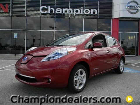 Cayenne Red 2011 Nissan LEAF SL Cayenne Red 2011 Nissan LEAF SL