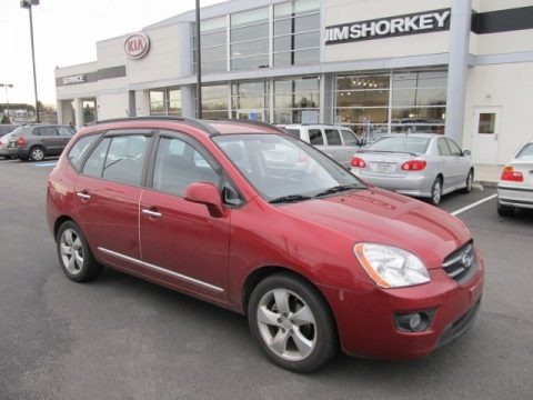 Volcanic Red 2008 Kia Rondo EX V6 Volcanic Red 2008 Kia Rondo EX V6