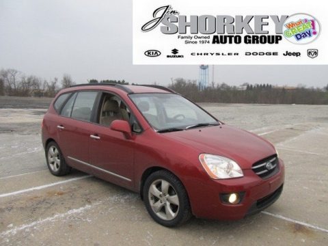 Volcanic Red 2008 Kia Rondo EX Volcanic Red 2008 Kia Rondo EX
