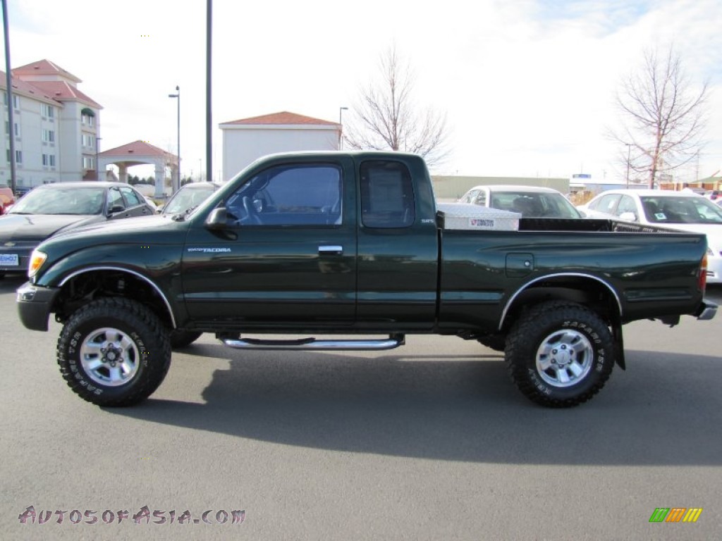 2000 Toyota Tacoma V6 SR5 Extended Cab 4x4 in Imperial Jade Green Mica