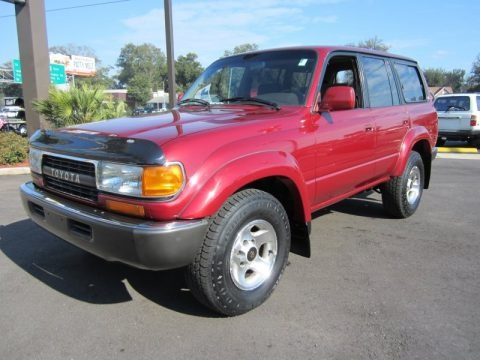 Medium Red Pearl Metallic 1994 Toyota Land Cruiser Medium Red Pearl Metallic 1994 Toyota Land Cruiser