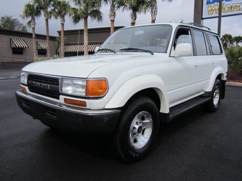 White 1994 Toyota Land Cruiser White 1994 Toyota Land Cruiser