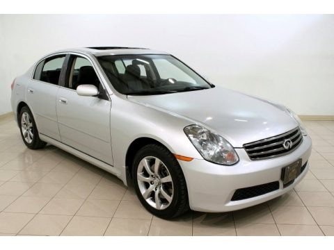 Liquid Platinum Metallic 2006 Infiniti G 35 x Sedan