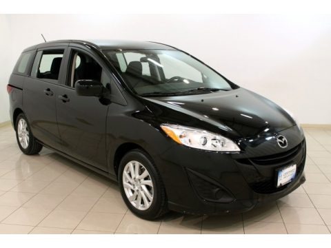 Brilliant Black 2012 Mazda MAZDA5 Sport