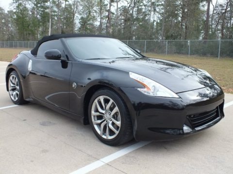 Magnetic Black 2010 Nissan 370Z Touring Roadster