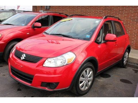 Vivid Red 2010 Suzuki SX4 Crossover AWD Vivid Red 2010 Suzuki SX4 Crossover AWD