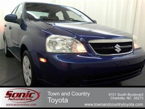 Cobalt Blue Metallic 2007 Suzuki Forenza Sedan Cobalt Blue Metallic 2007 Suzuki Forenza Sedan