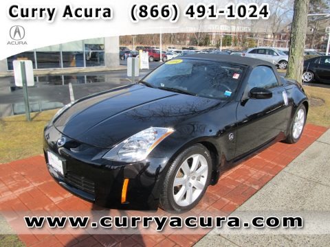 Super Black 2004 Nissan 350Z Enthusiast Roadster