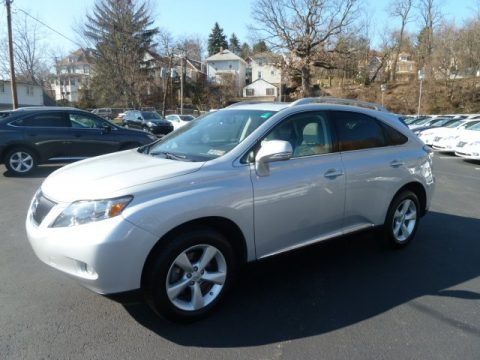 Tungsten Silver Pearl 2011 Lexus RX 350 AWD