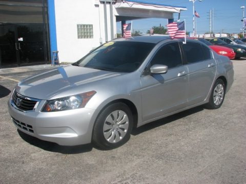 Alabaster Silver Metallic 2008 Honda Accord LX Sedan