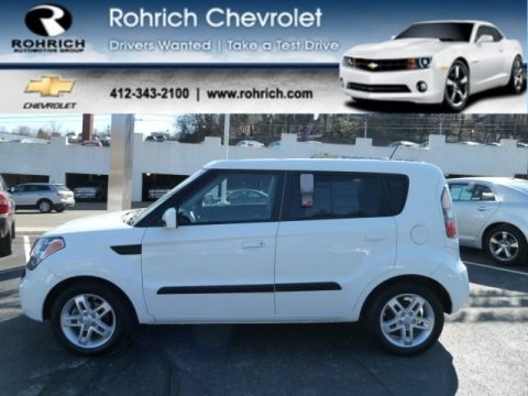 Clear White 2010 Kia Soul + Clear White 2010 Kia Soul +