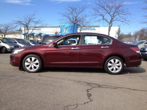 Basque Red Pearl 2008 Honda Accord EX V6 Sedan