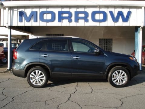 Pacific Blue 2011 Kia Sorento LX V6 AWD Pacific Blue 2011 Kia Sorento LX V6 AWD