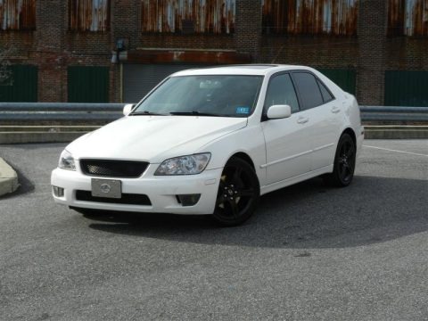 Crystal White 2005 Lexus IS 300
