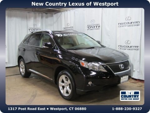Obsidian Black 2010 Lexus RX 350 AWD
