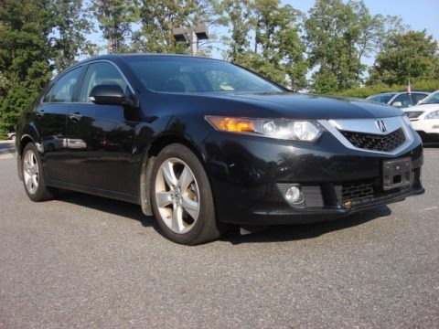 Crystal Black Pearl 2009 Acura TSX Sedan Crystal Black Pearl 2009 Acura TSX Sedan
