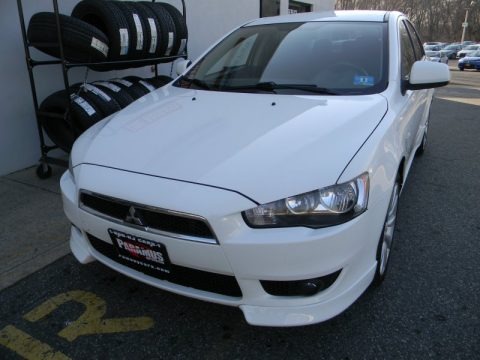 Wicked White 2008 Mitsubishi Lancer GTS Wicked White 2008 Mitsubishi Lancer GTS
