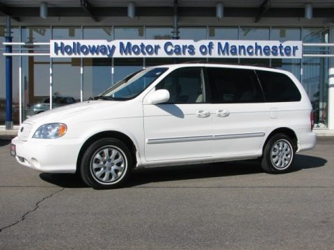 Clear White 2005 Kia Sedona LX Clear White 2005 Kia Sedona LX