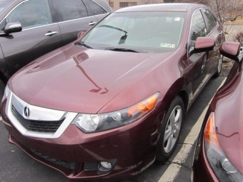 Basque Red Pearl 2010 Acura TSX Sedan Basque Red Pearl 2010 Acura TSX Sedan