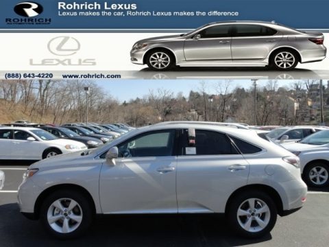 Tungsten Silver Metallic 2012 Lexus RX 350 AWD