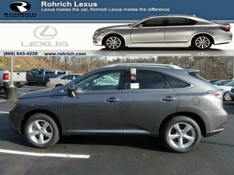 Nebula Gray Pearl 2012 Lexus RX 350 AWD