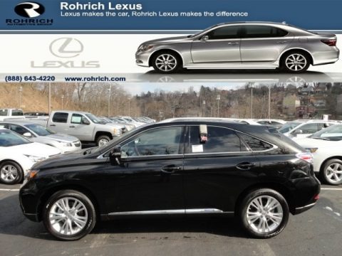 Stargazer Black 2012 Lexus RX 450h AWD Hybrid