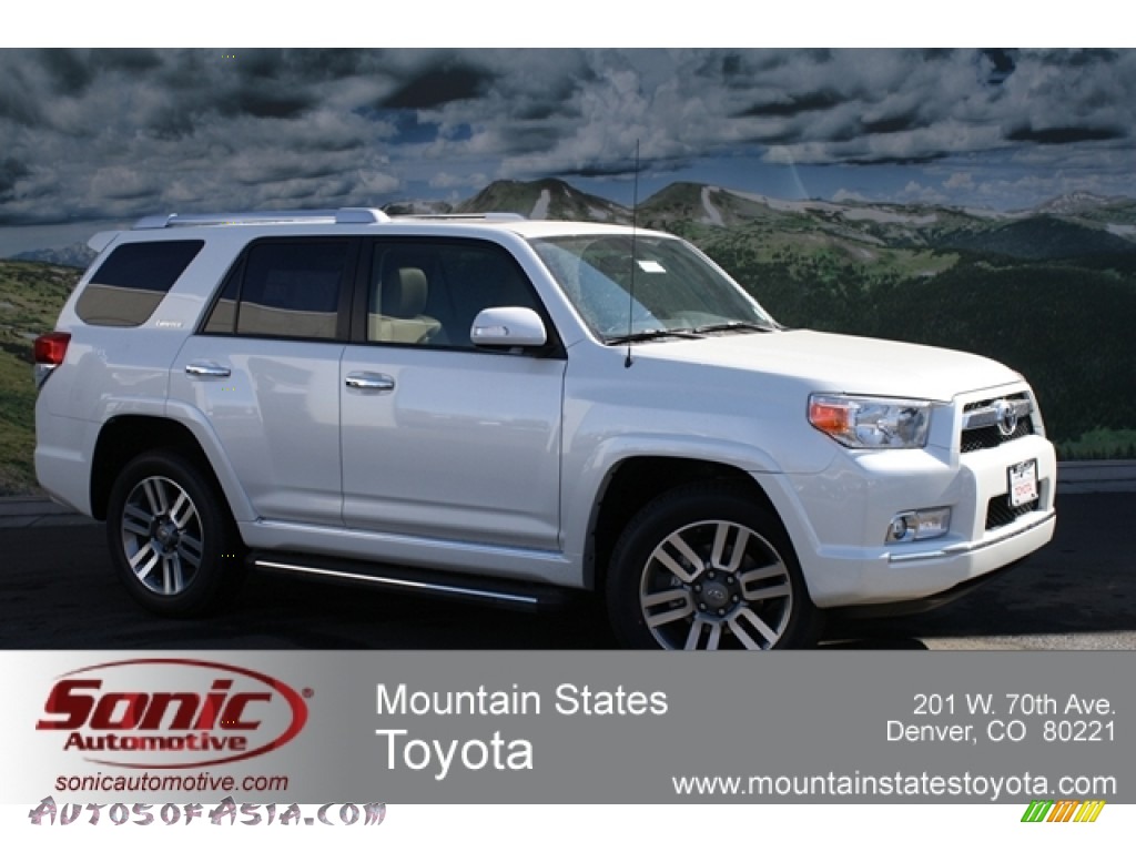 2012 toyota 4runner limited blizzard pearl #2