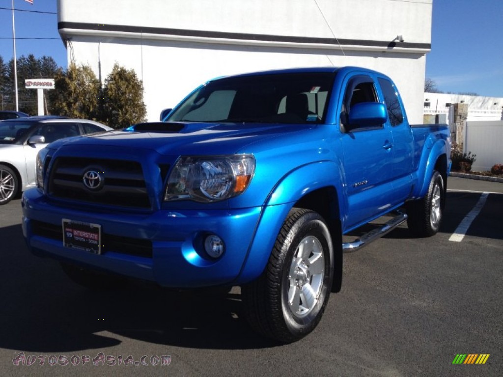 2010 Toyota Tacoma V6 Sr5 Trd Sport Access Cab 4x4 In Speedway Blue