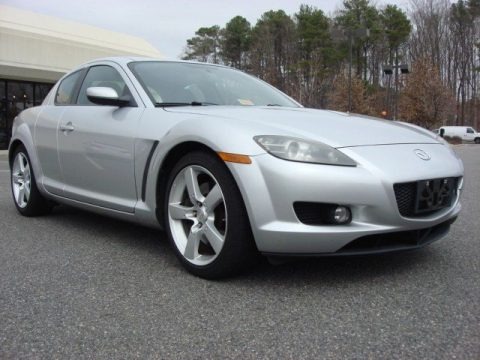 Sunlight Silver Metallic 2004 Mazda RX-8 Grand Touring Sunlight Silver Metallic 2004 Mazda RX-8 Grand Touring