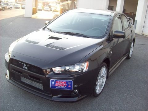 Phantom Black 2012 Mitsubishi Lancer Evolution GSR