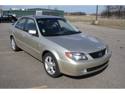 Light Sandalwood Metallic 2003 Mazda Protege ES